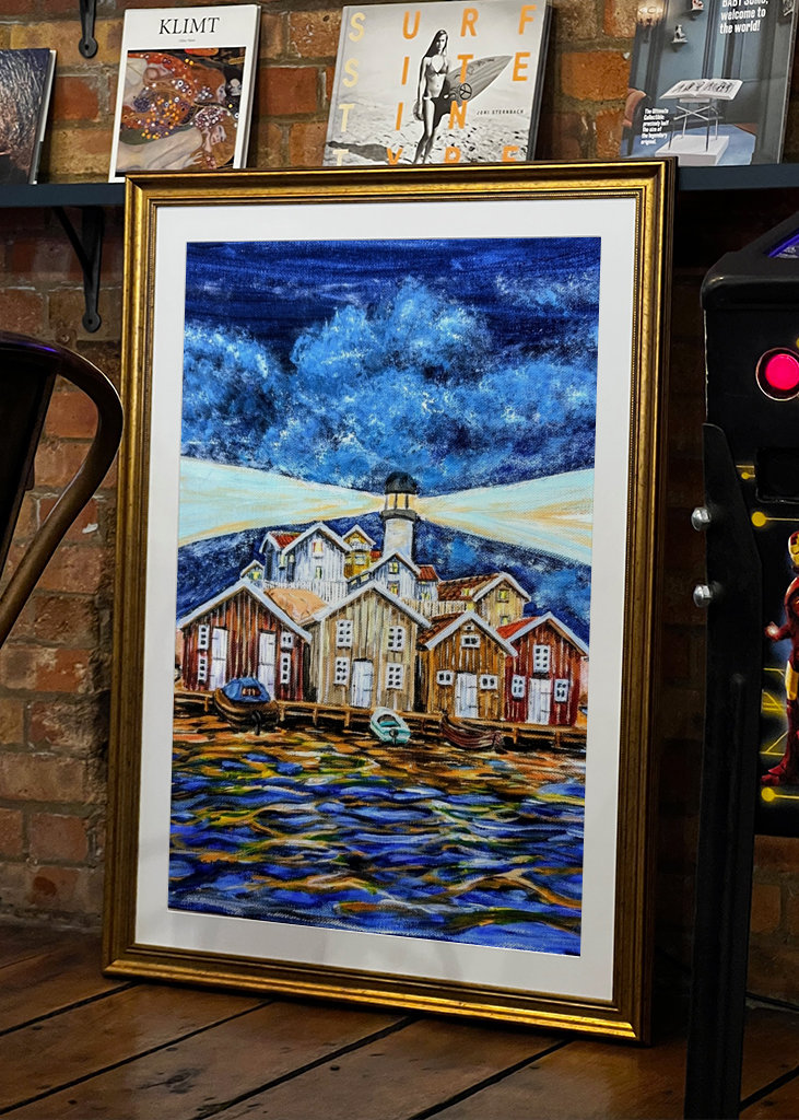 Maják v Bohuslänu.