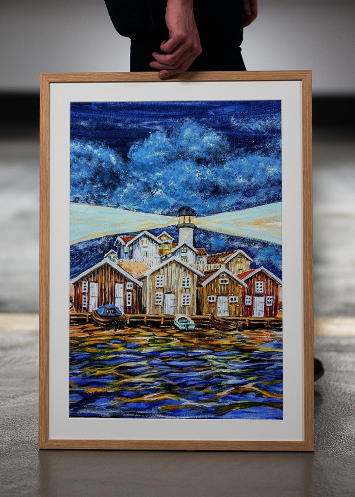 Maják v Bohuslänu.