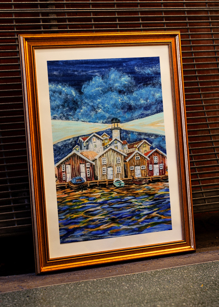 Maják v Bohuslänu.