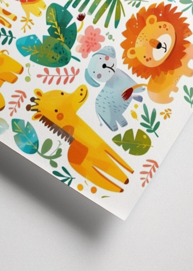 Safariens farverige venner