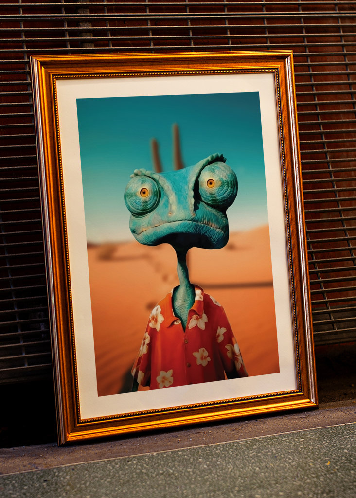 Rango desert lizard funny