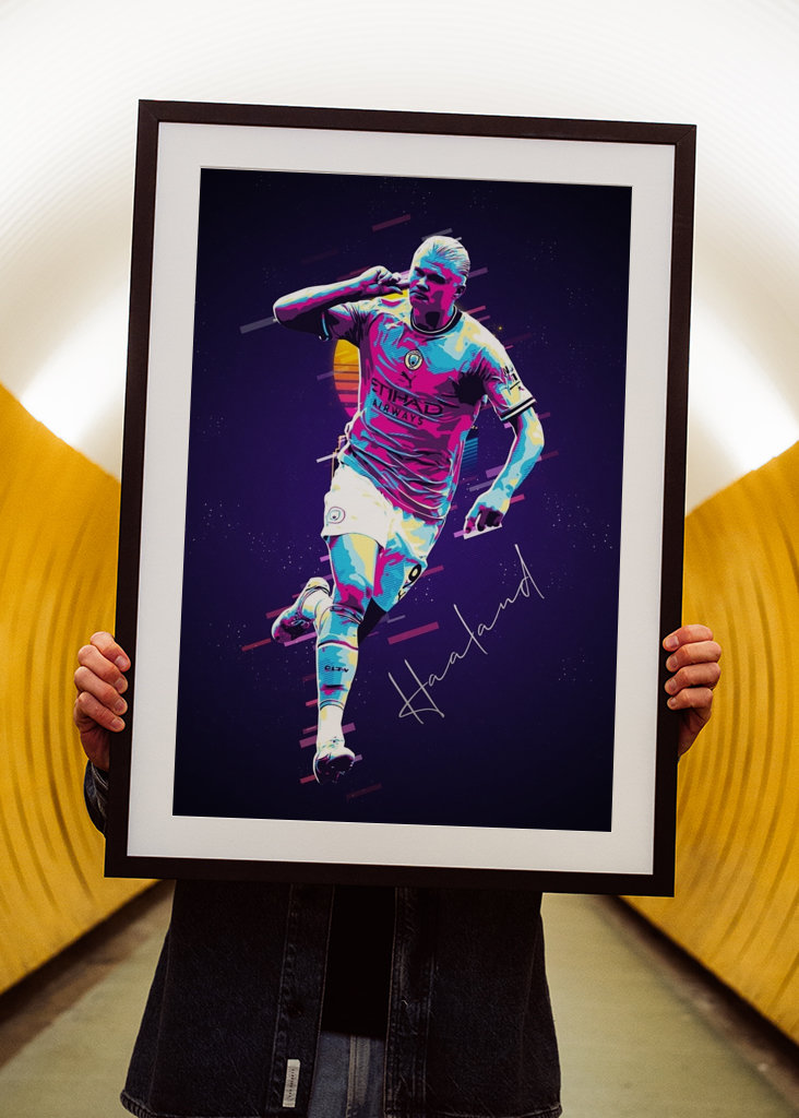 Erling Haaland Retro 80s