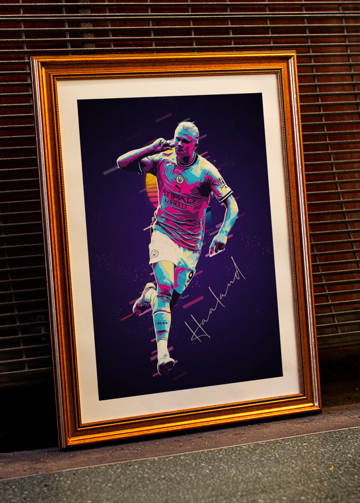 Erling Haaland Retro 80s