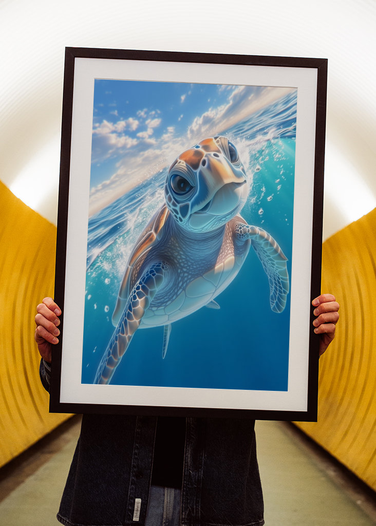 Foto Grüne Meeresschildkröte