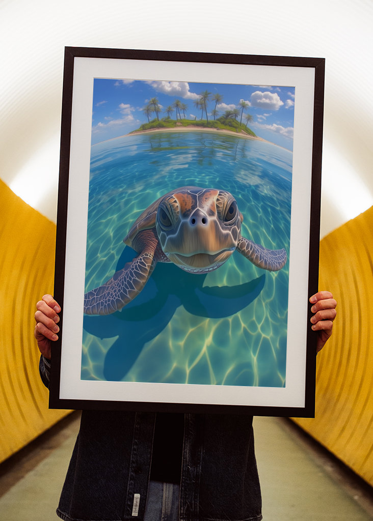 Green Sea Turtle Photograph