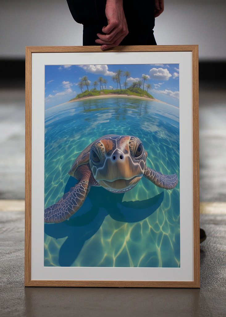 Green Sea Turtle Photograph