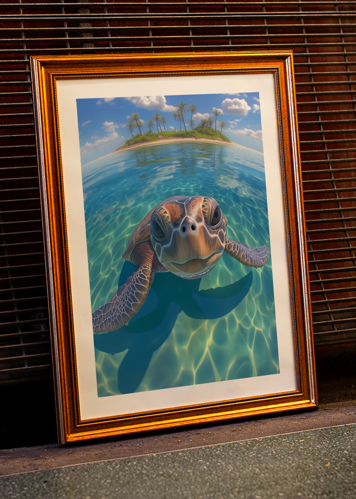 Green Sea Turtle Photograph
