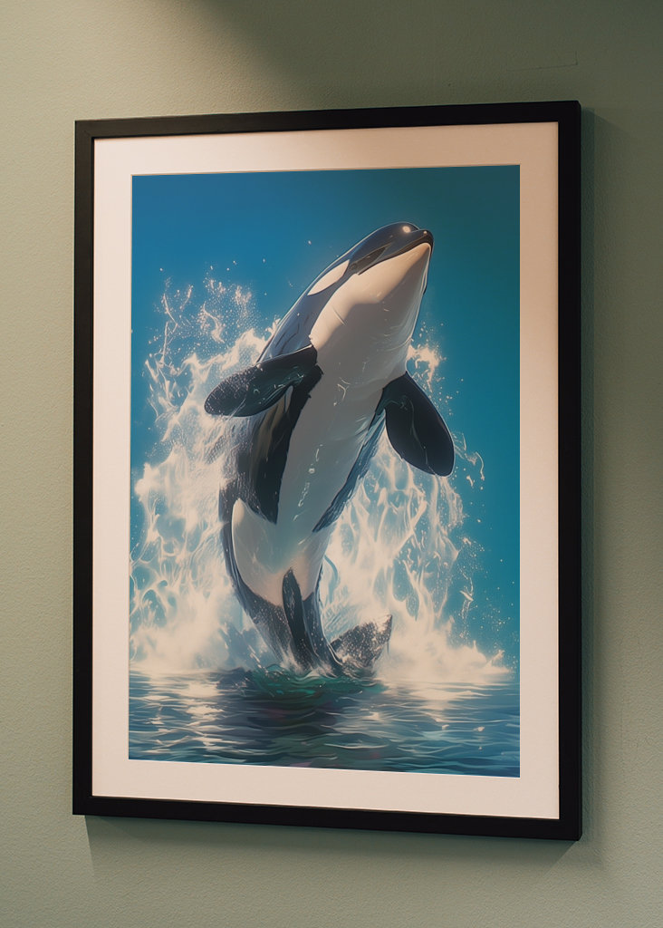 Foto Orcinus Orca Jump