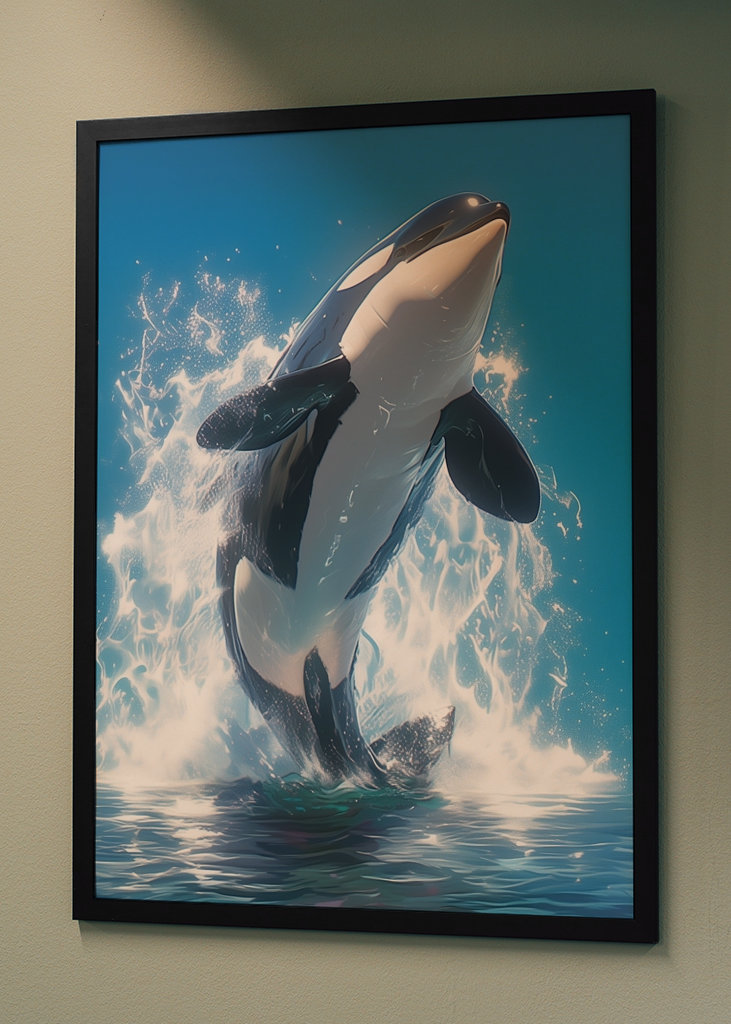 Foto Orcinus Orca Jump