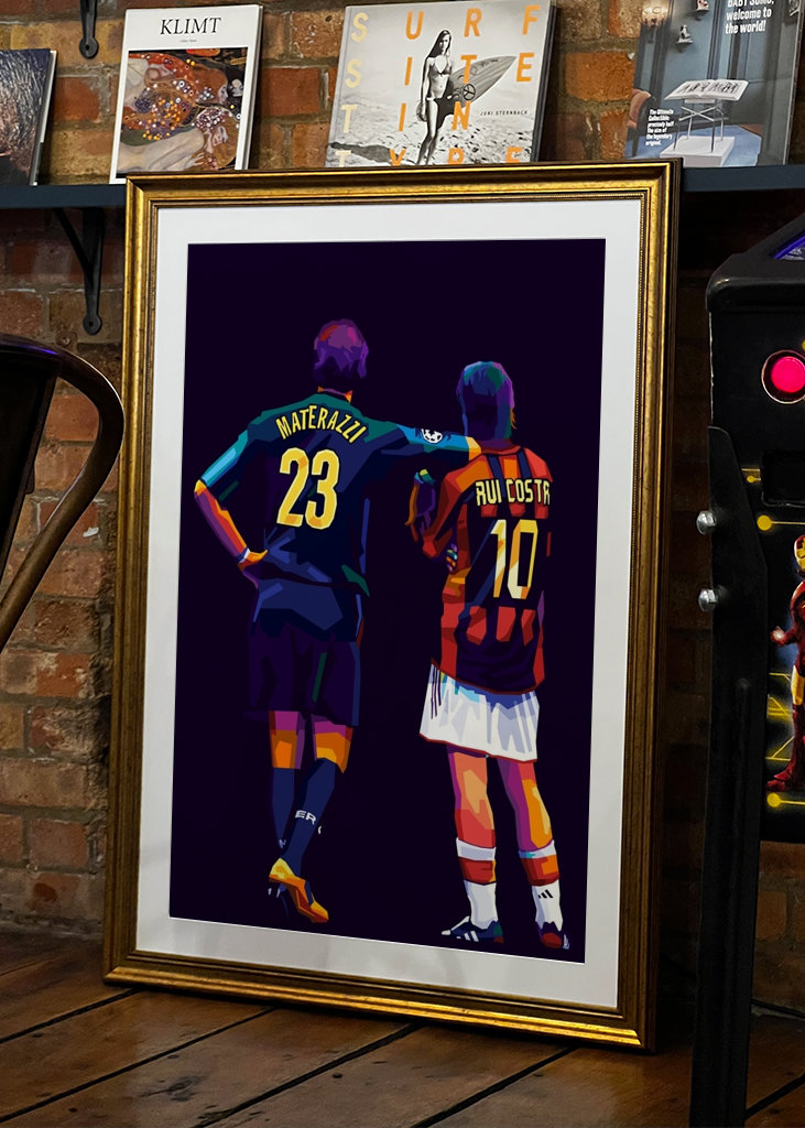 Materazzi and Rui Costa