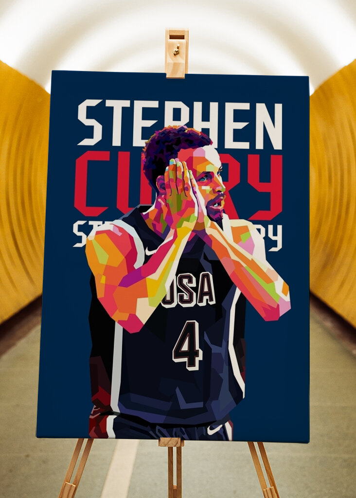 Stephen Curry Noční Noc WPAP