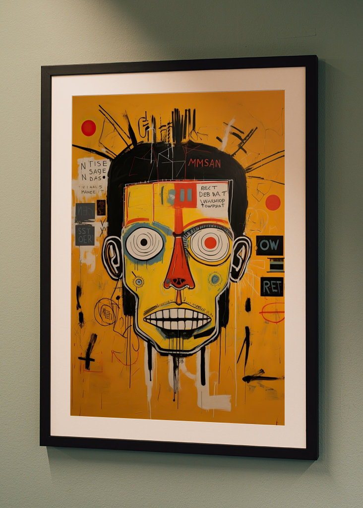 Graffiti Street Art „Gold"