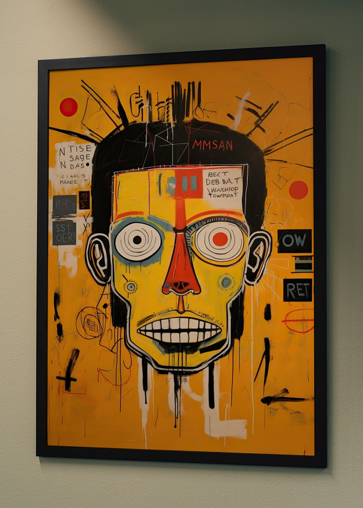 Graffiti Street Art „Gold"