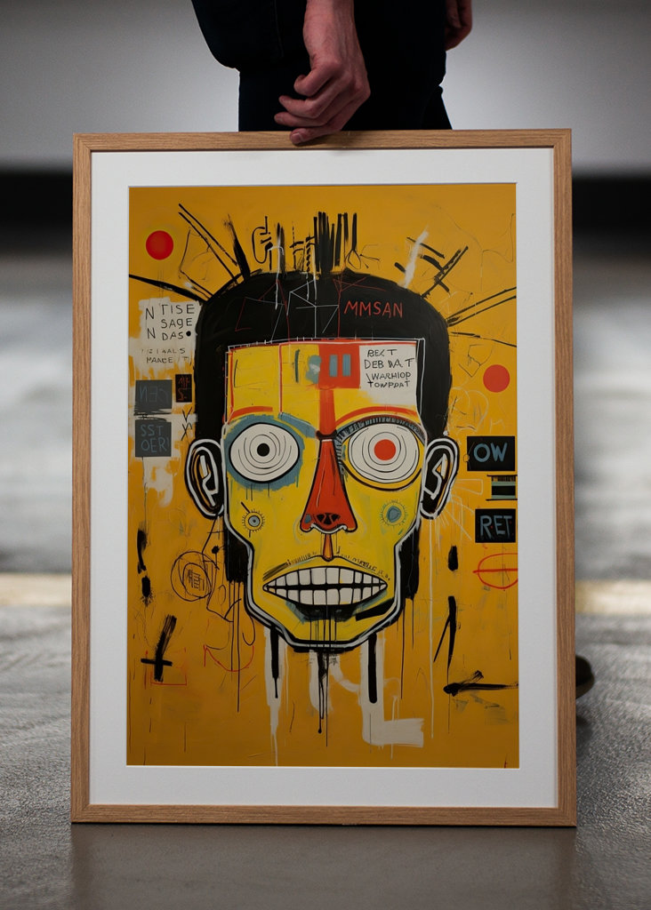 Graffiti Street Art „Gold"