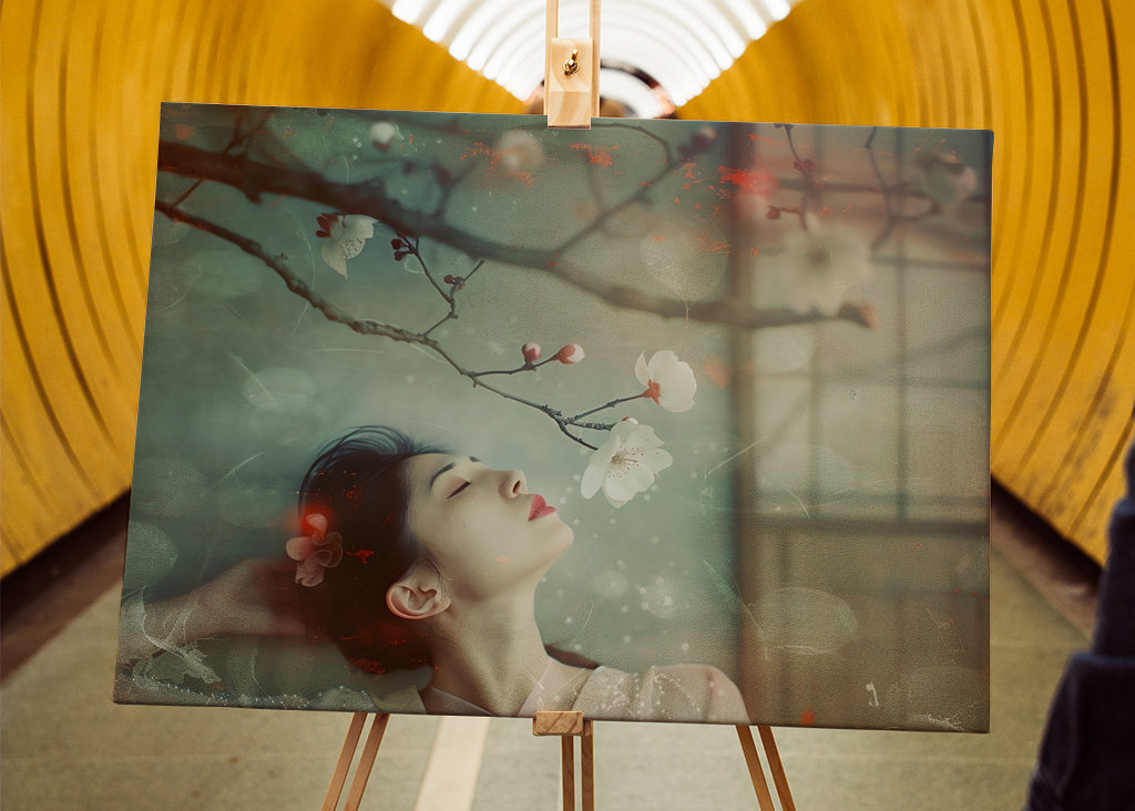 Unter dem Charme des Pflaumenbaums