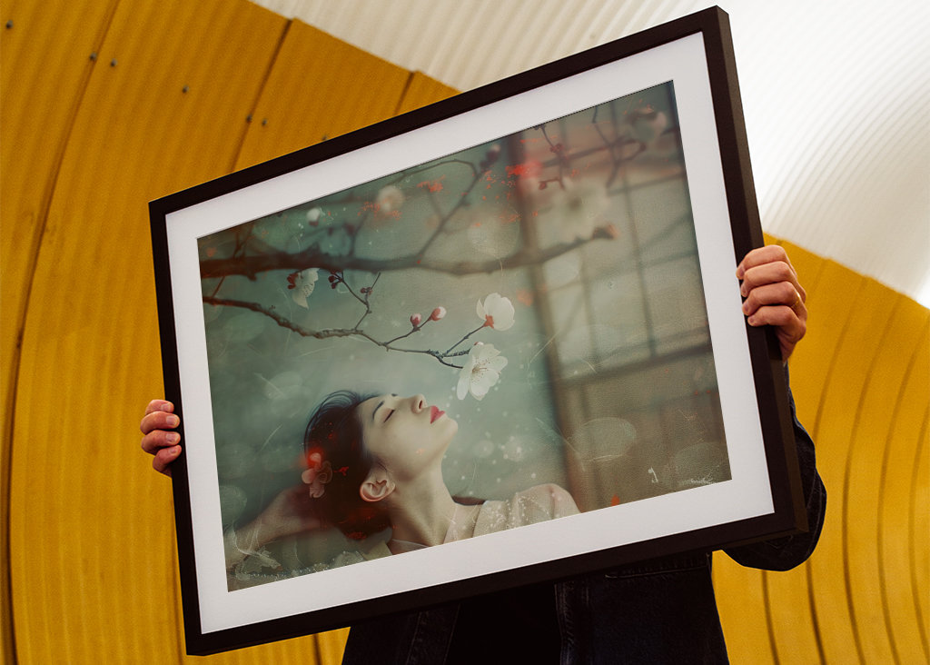 Unter dem Charme des Pflaumenbaums