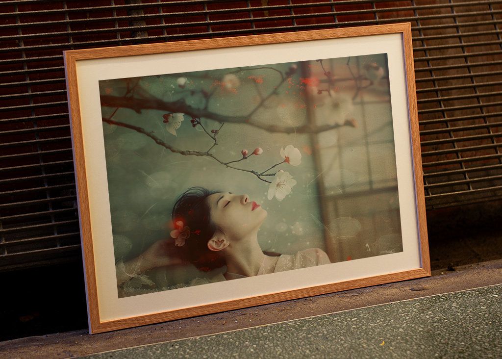 Unter dem Charme des Pflaumenbaums