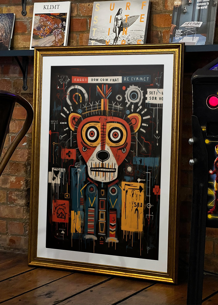 Graffiti Street Art „Bear"