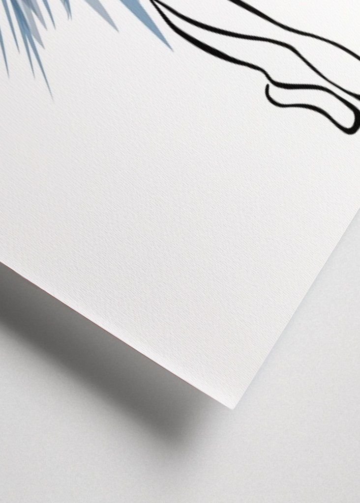 En ballerina i en række