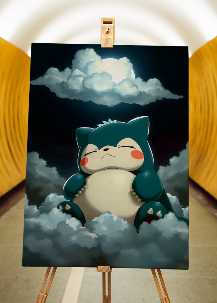 Ospalý Snorlax