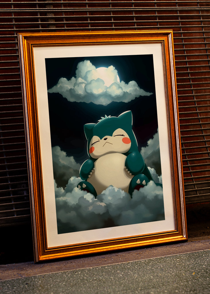 Ospalý Snorlax