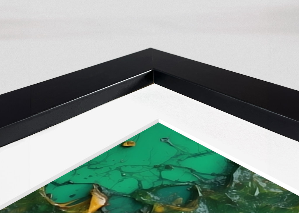 Blue-green & amber II