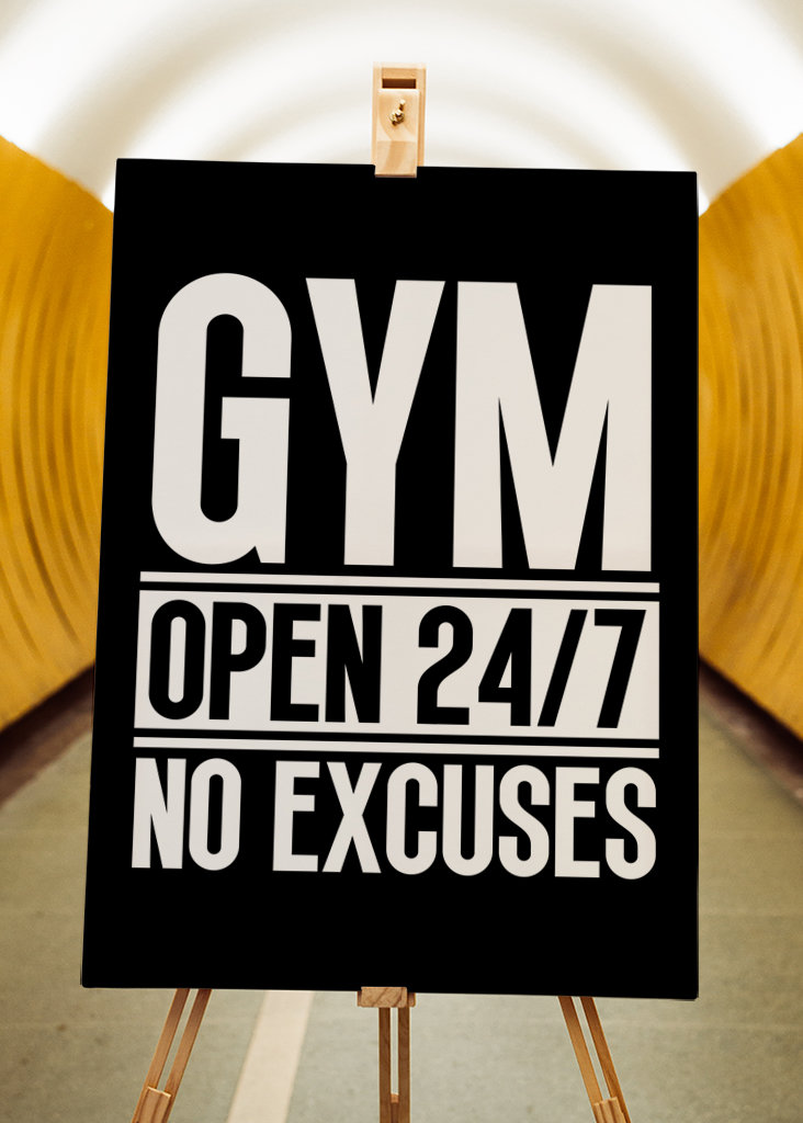 Posilovna otevřena 24/7 bez výmluv