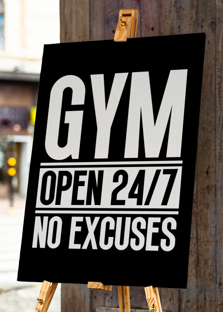Posilovna otevřena 24/7 bez výmluv