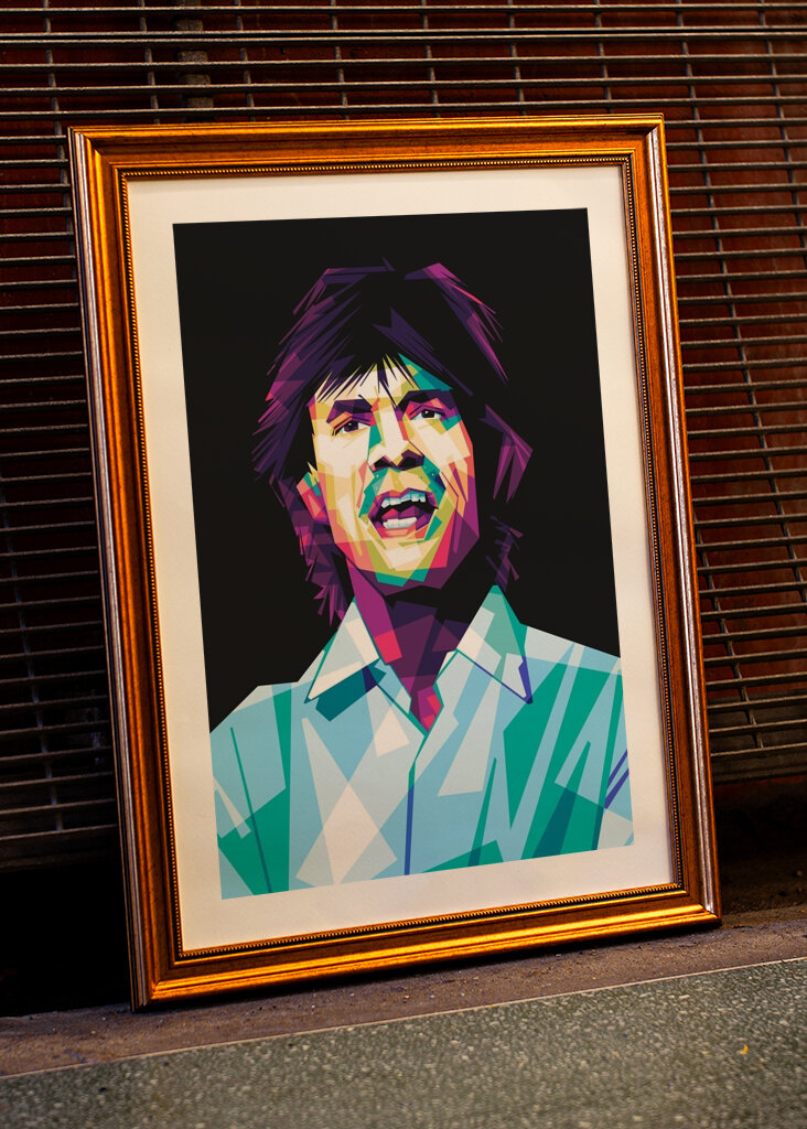 Mick jagger pop art