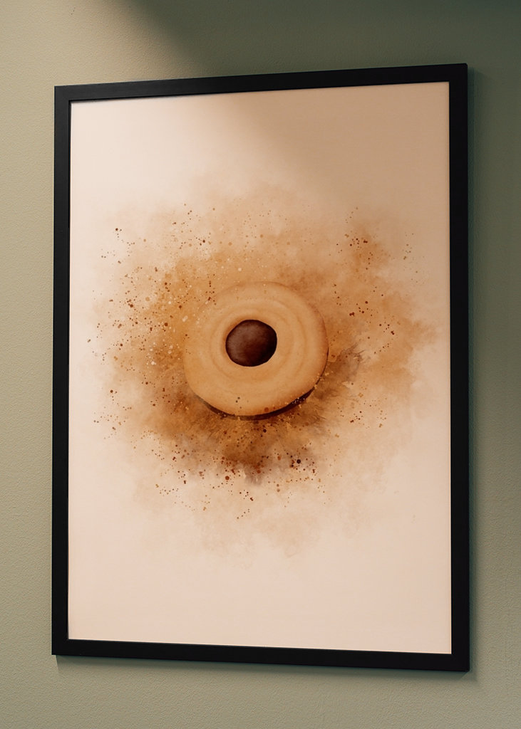 Biscuit Splash - Acuarela digital