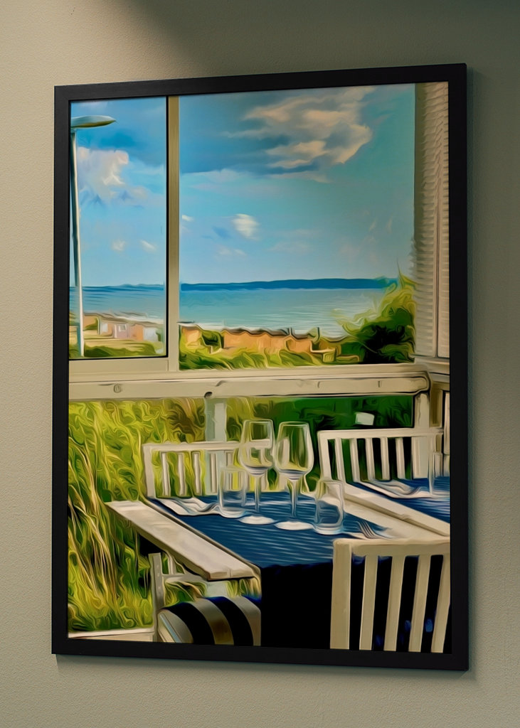 Die Strandpromenade in Viken