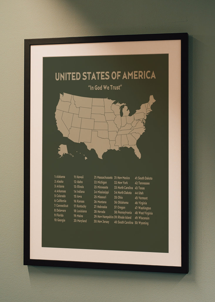 USA United States Map
