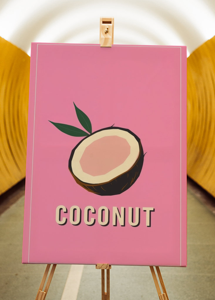 Pink Coconut Retro Modernist