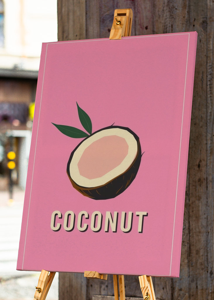 Pink Coconut Retro Modernist