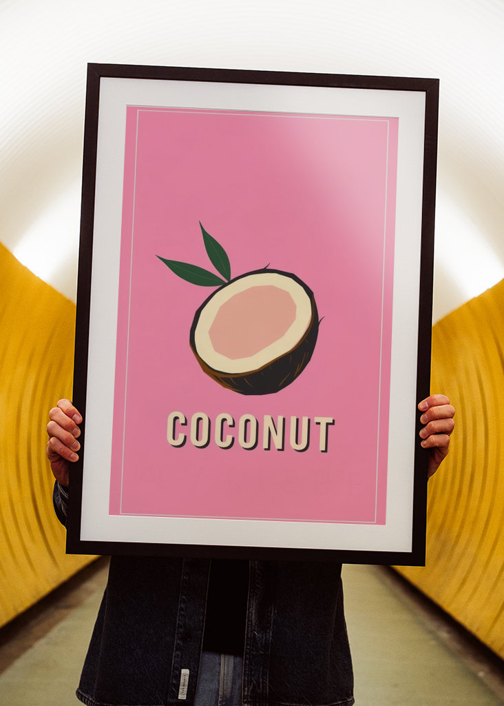 Pink Coconut Retro Modernist