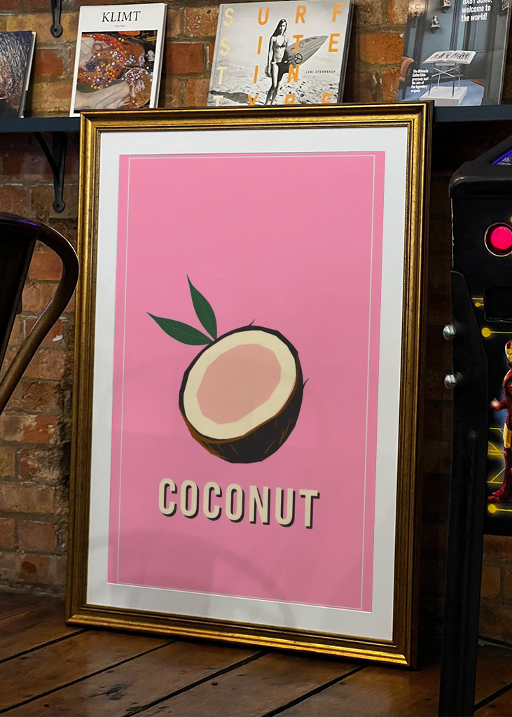 Pink Coconut Retro Modernist