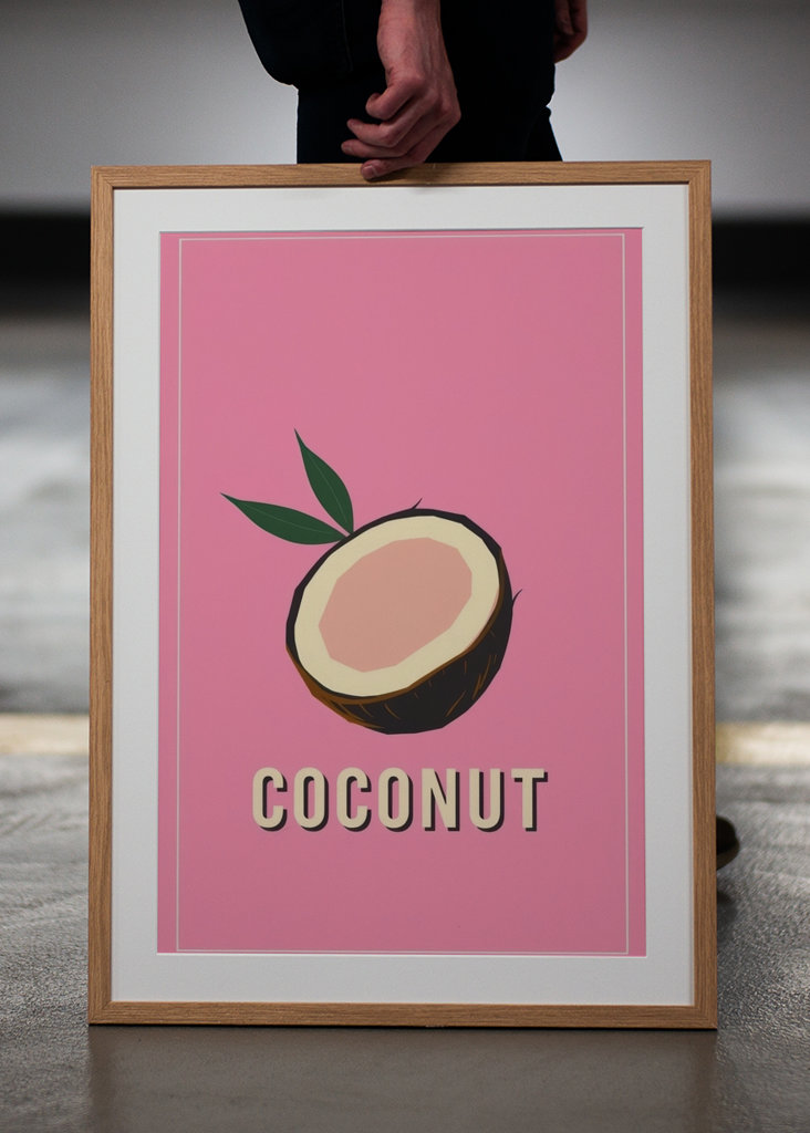 Pink Coconut Retro Modernist