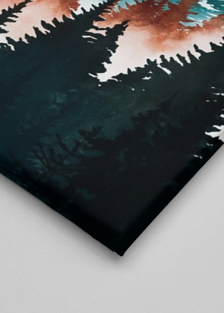 Zonsopgang boven het bos