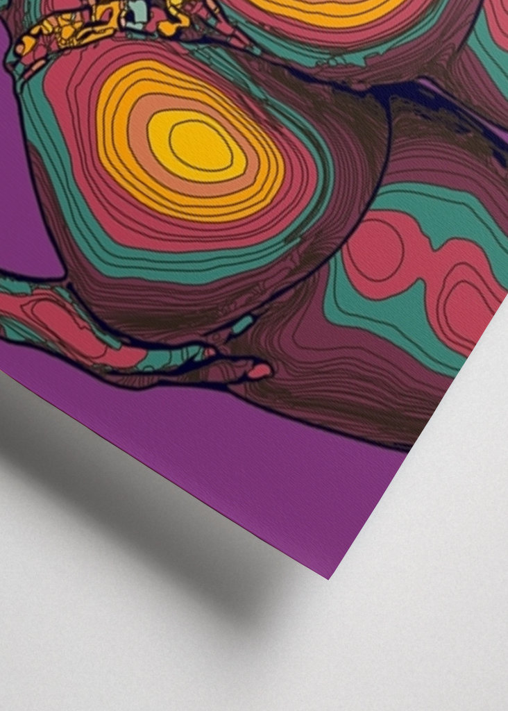 Abstraktní Geometrická Dívka