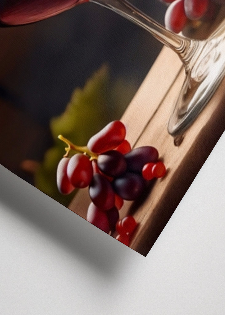 Nalití sklenky červeného vína