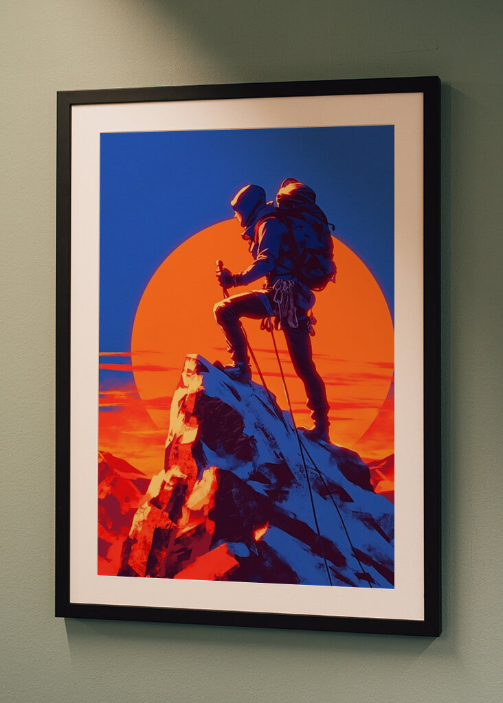 view on the highest mountain