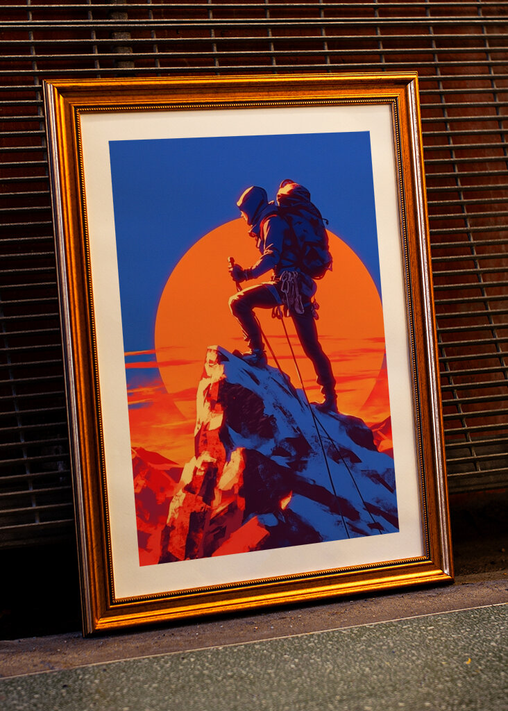 view on the highest mountain