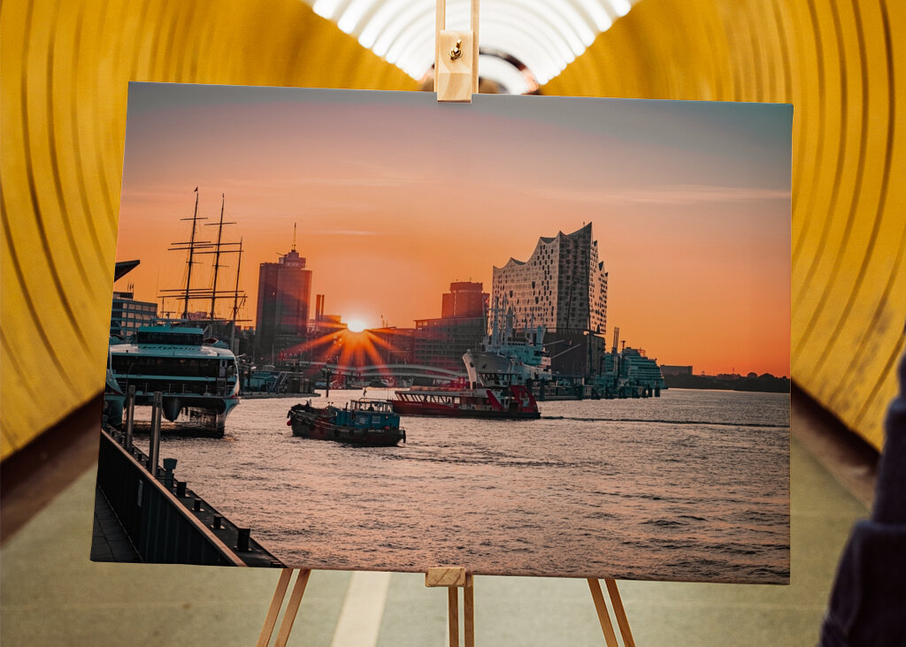 Sunrise Hamburg Harbour