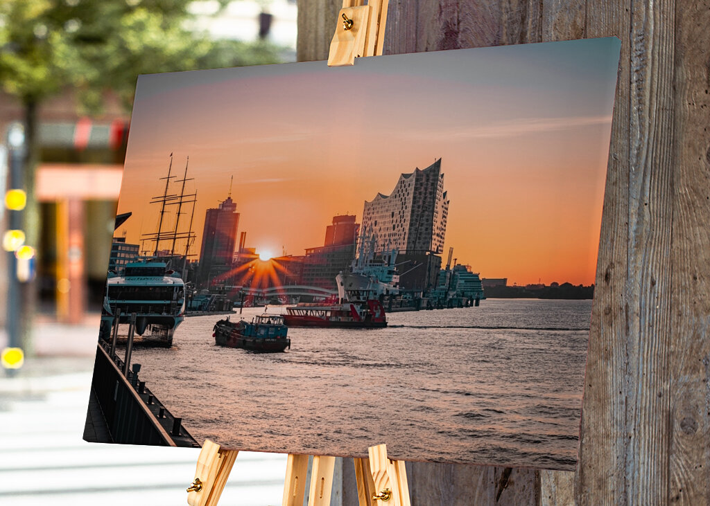 Sunrise Hamburg Harbour