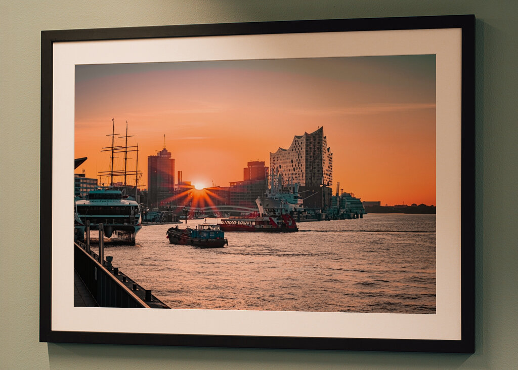 Sunrise Hamburg Harbour