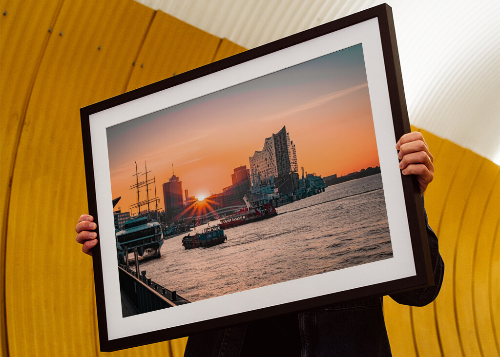 Sunrise Hamburg Harbour