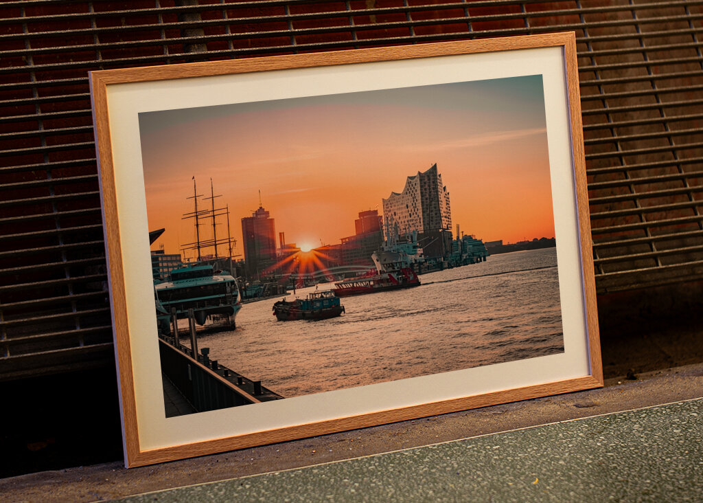 Sunrise Hamburg Harbour