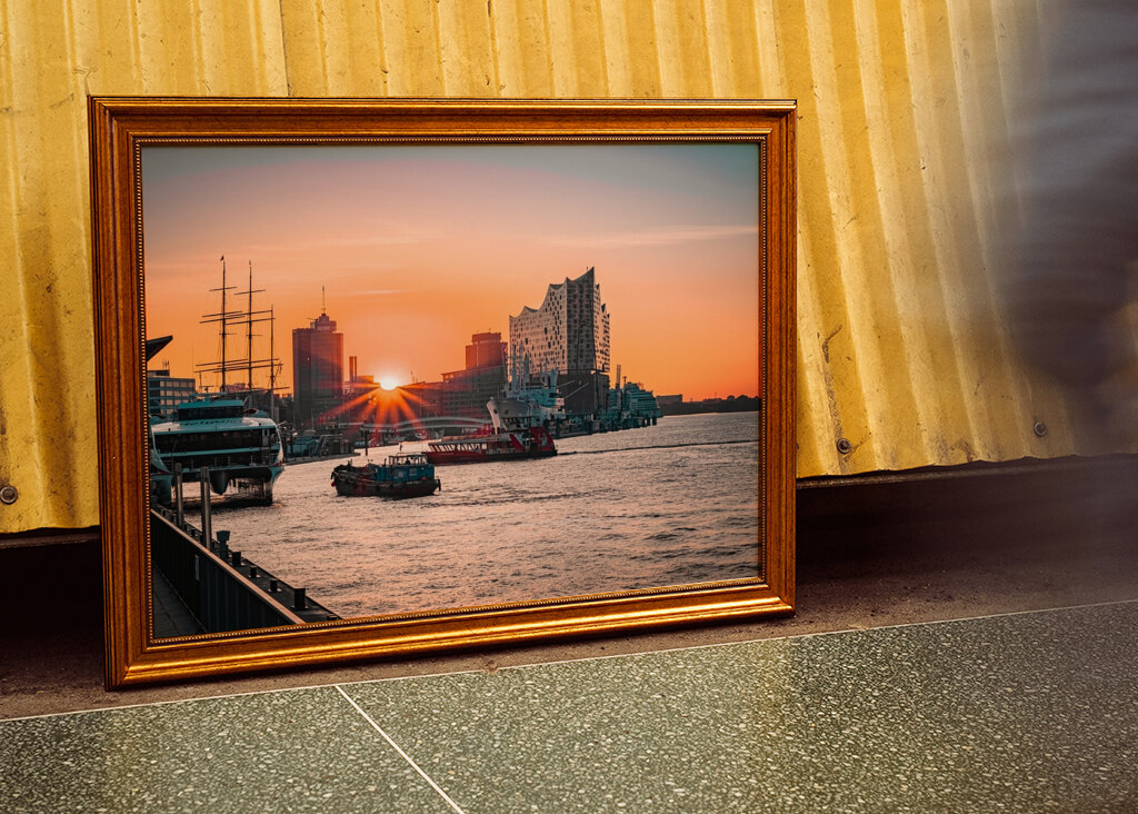 Sunrise Hamburg Harbour