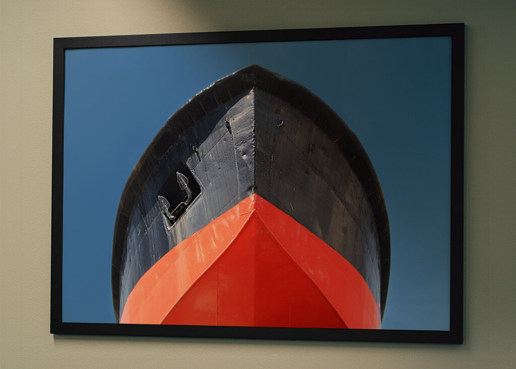 Étrave du navire (sur la terre ferme)