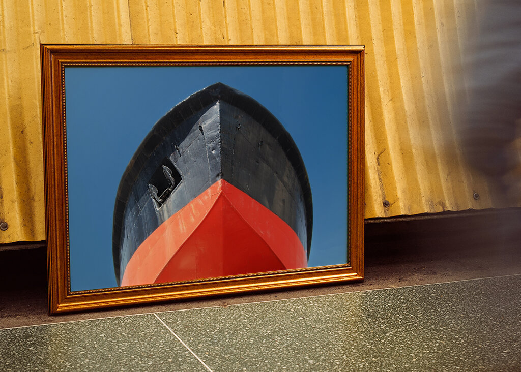 Étrave du navire (sur la terre ferme)